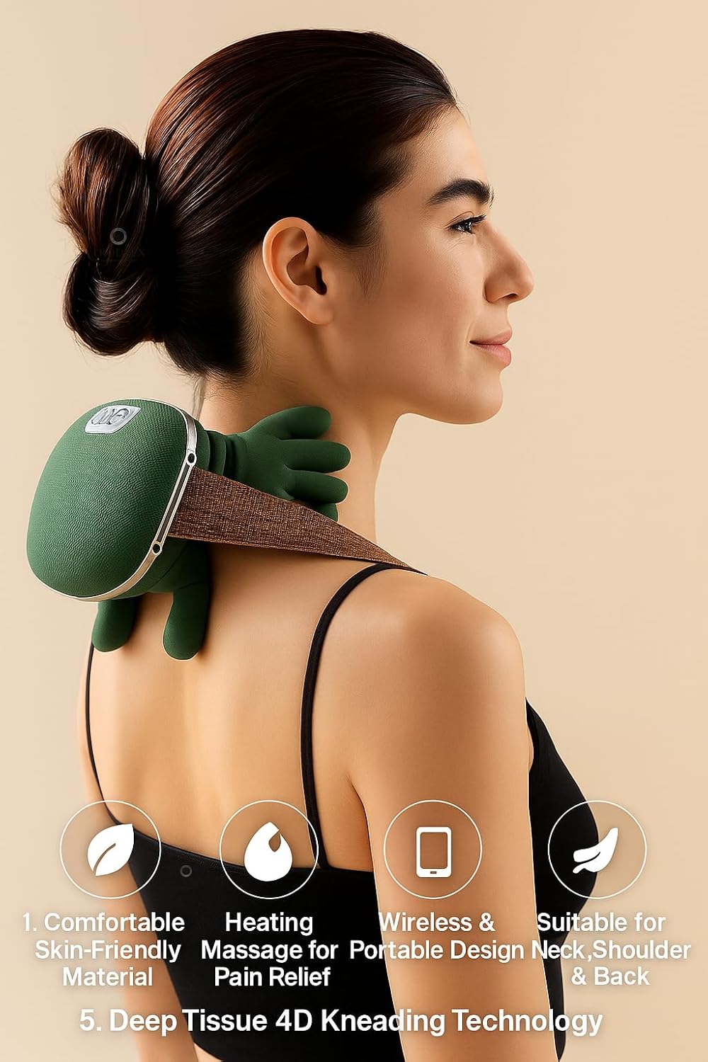 Bionic Heated Massager, Electric Deep