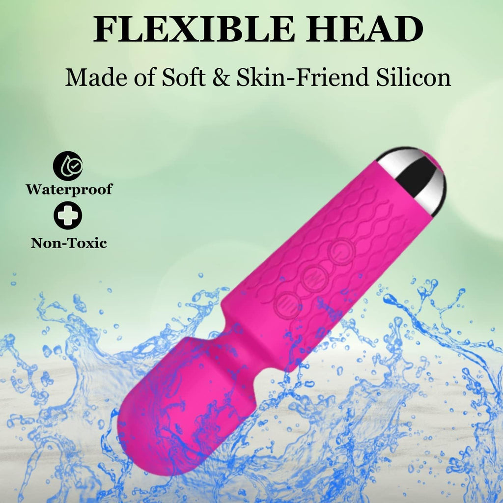 Rechargeable Body Massager – 10 Vibration Modes, Cordless & Portable