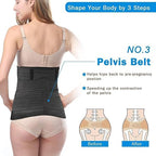 Postpartum Abdominal Support Belt – 3-in-1 C-Section Recovery & Belly Wrap for Women