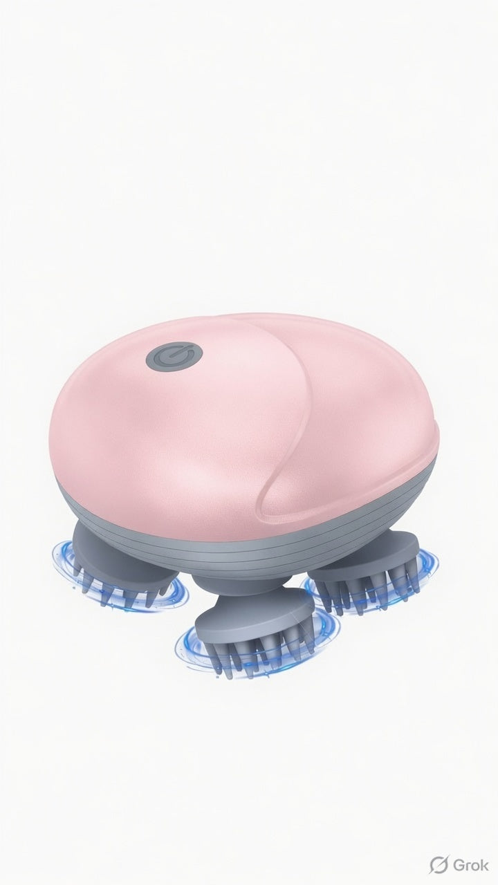 Electric Scalp Massager – Promotes Hair Growth & Relieves Stress